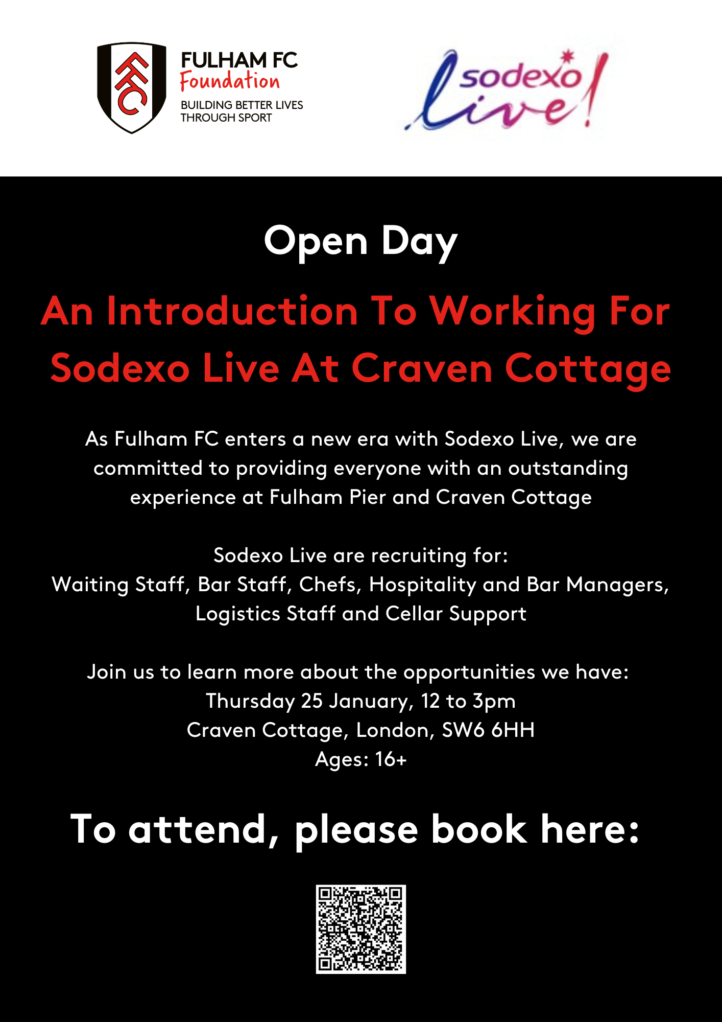Introduction to working for Sodexo Live! Image